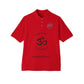 Mindful Breathe Men's Piqué Polo - Expand & Release Comfortable Casual Wear