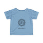 Infant Yoga Tee with Om Design - Cute Spiritual Baby Shirt