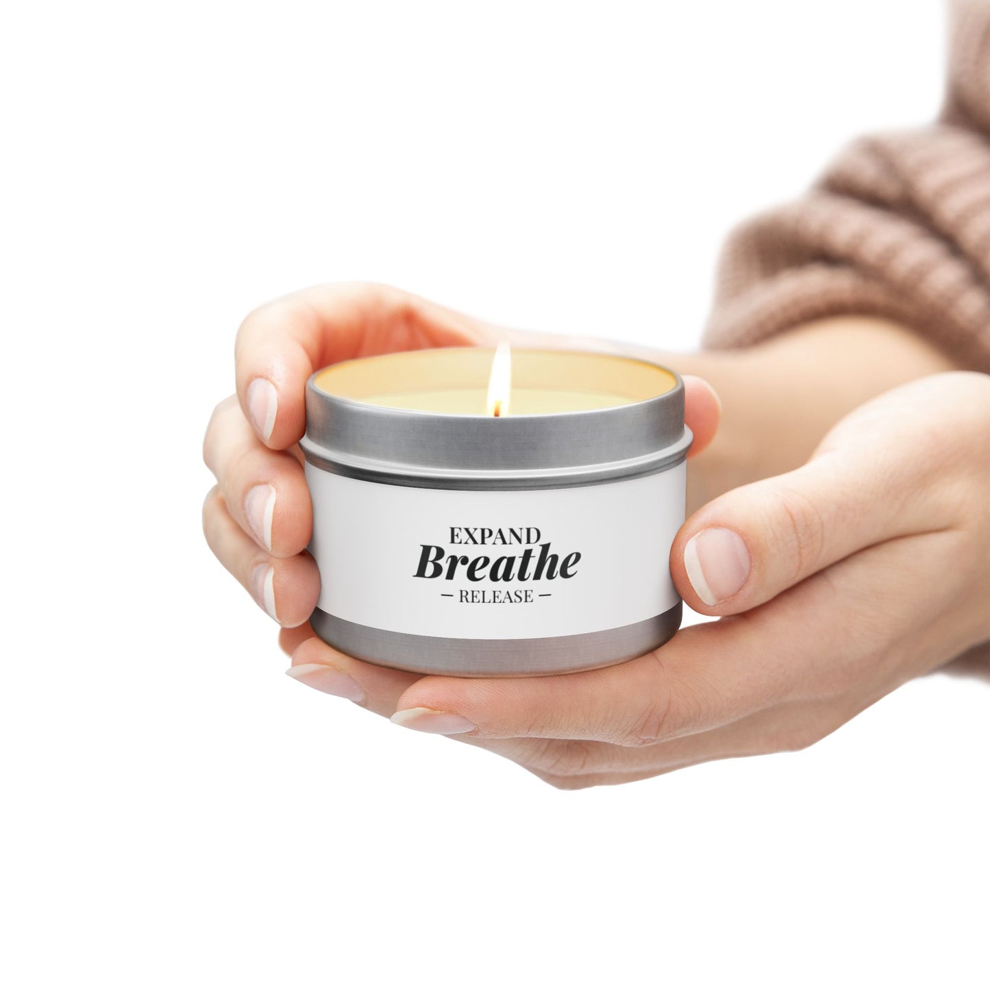 Aromatherapy Tin Candles - Breathe & Release for Relaxation