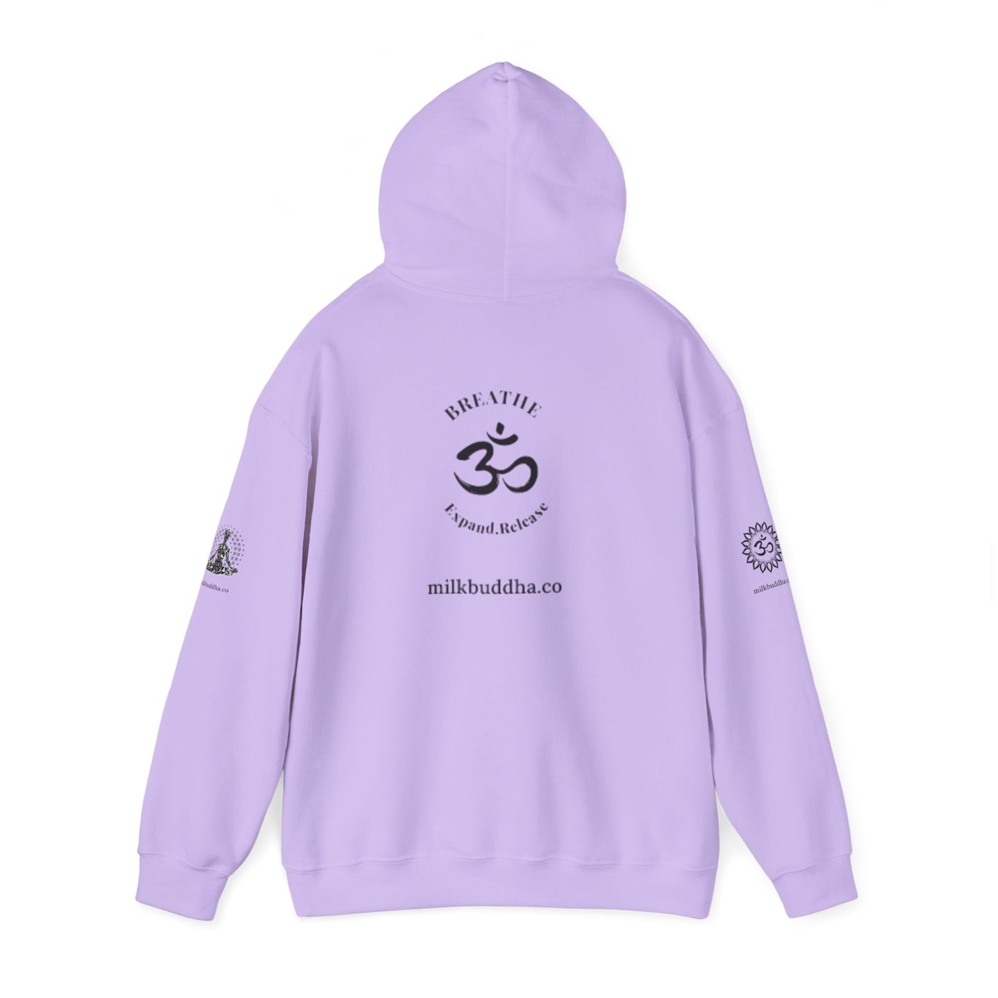 Mindfulness Hooded Sweatshirt - Inhale Reflect Exhale Release