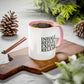 Motivational Inhale Reflect Exhale Release Mug - Colorful 11oz & 15oz Coffee Cup