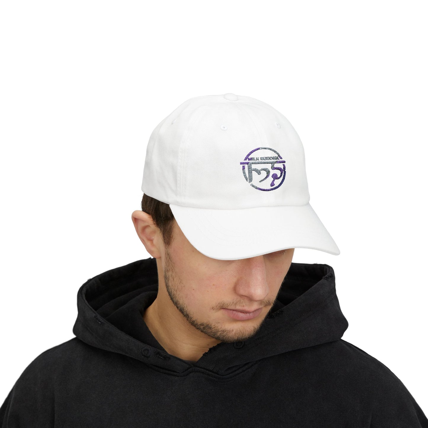 Stylish Classic Dad Cap with Milk Buddha Design