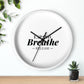 Inspirational Wall Clock - 'Expand Breathe Release' - Perfect for Mindfulness & Home Decor