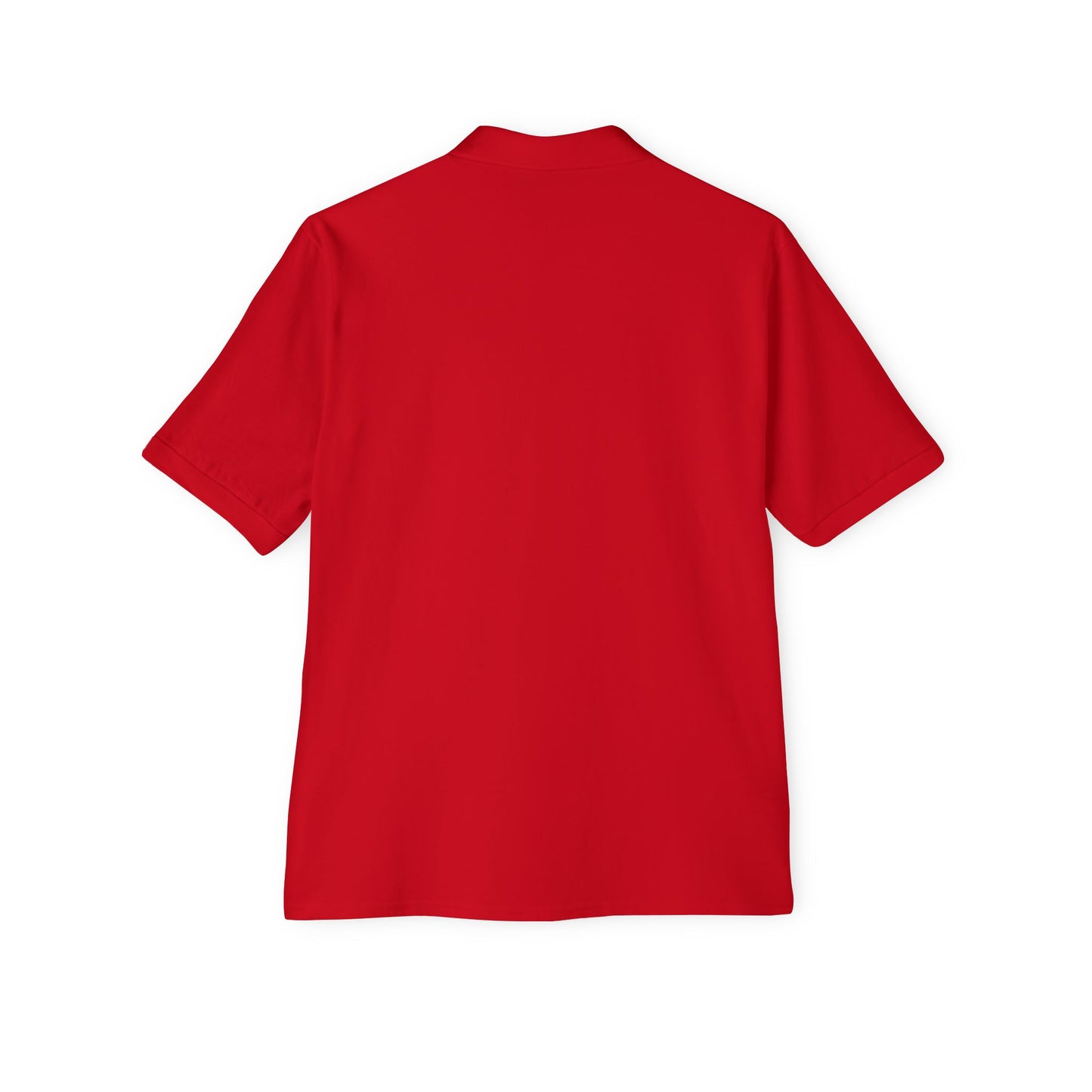 Mindful Breathe Men's Piqué Polo - Expand & Release Comfortable Casual Wear