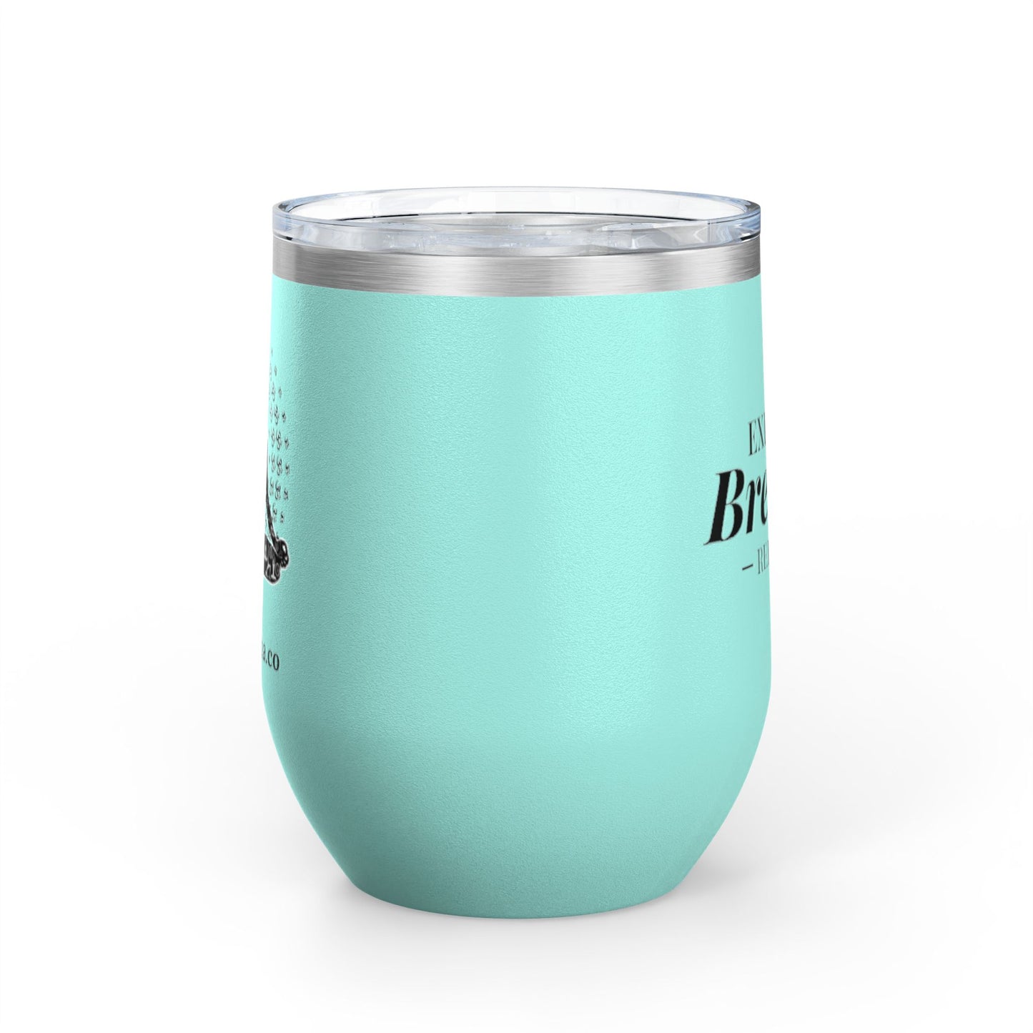 Meditation Wine Tumbler - 12oz Insulated Cup for Relaxation and Mindfulness