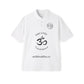 Mindful Breathe Men's Piqué Polo - Expand & Release Comfortable Casual Wear