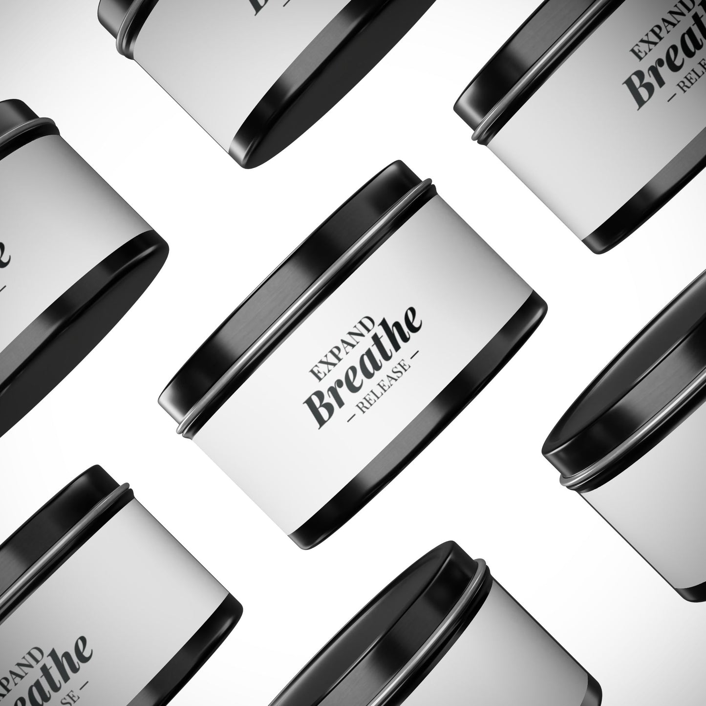 Aromatherapy Tin Candles - Breathe & Release for Relaxation