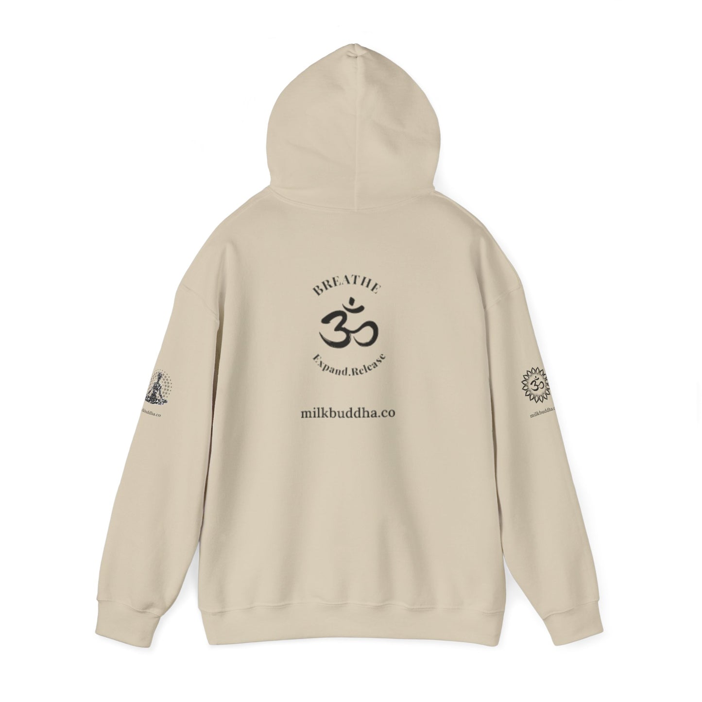 Mindfulness Hooded Sweatshirt - Inhale Reflect Exhale Release