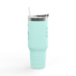 Inspirational Insulated Travel Mug - 40oz Breathe. Expand. Release.