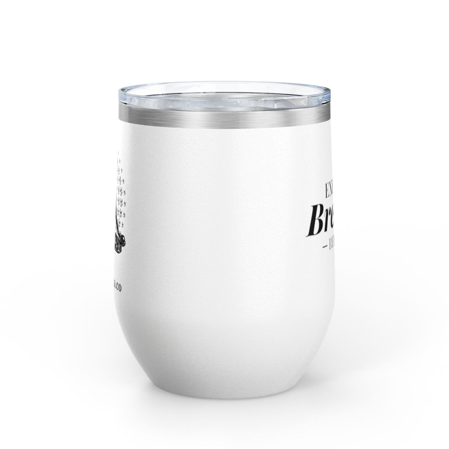 Meditation Wine Tumbler - 12oz Insulated Cup for Relaxation and Mindfulness