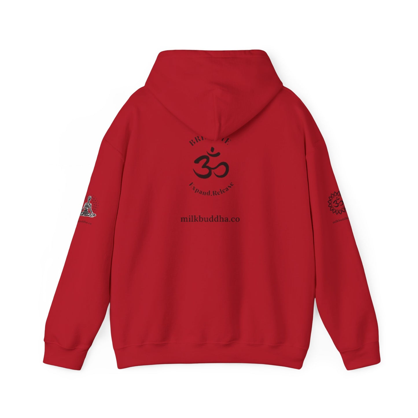 Mindfulness Hooded Sweatshirt - Inhale Reflect Exhale Release