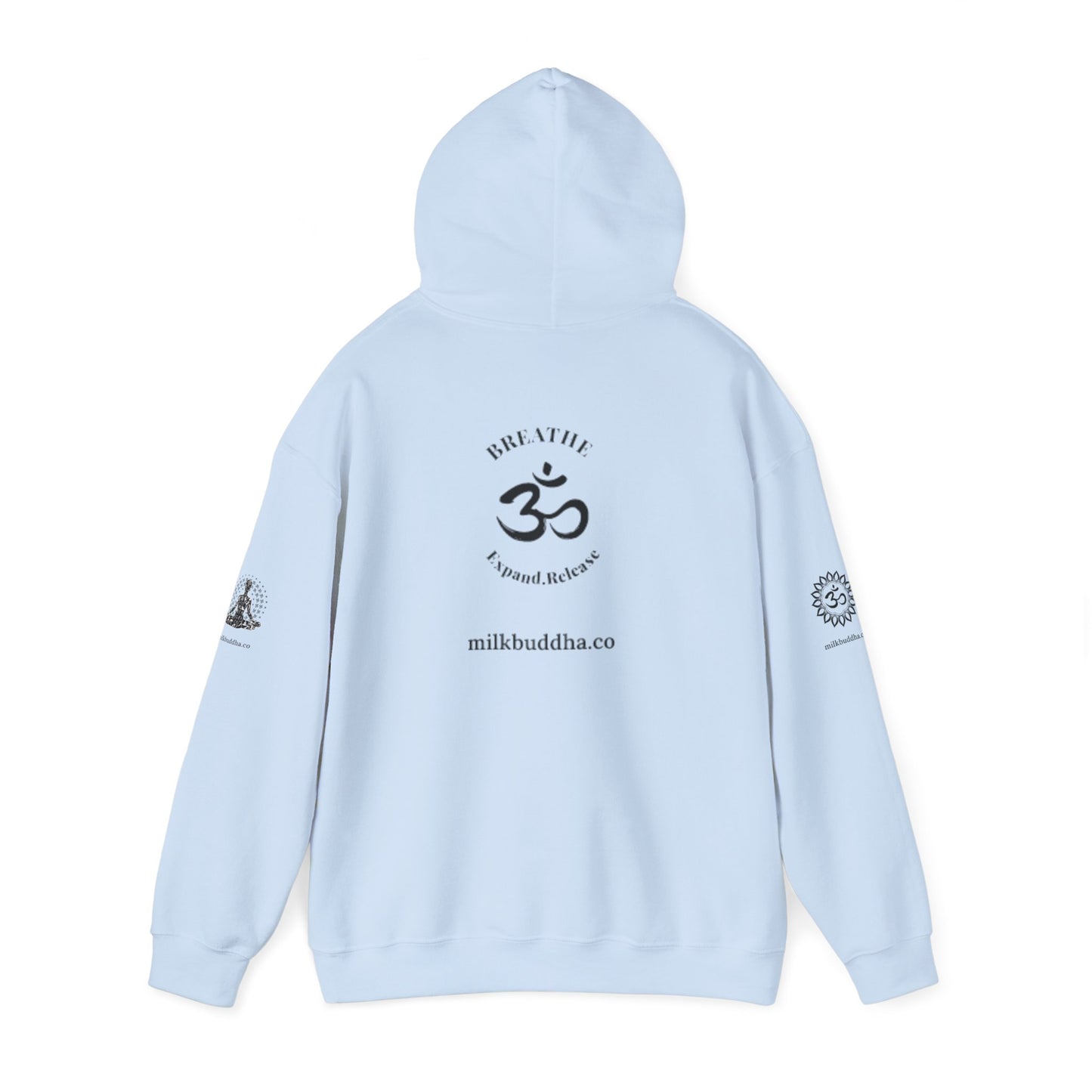 Mindfulness Hooded Sweatshirt - Inhale Reflect Exhale Release
