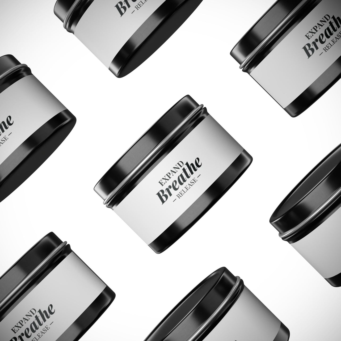 Aromatherapy Tin Candles - Breathe & Release for Relaxation