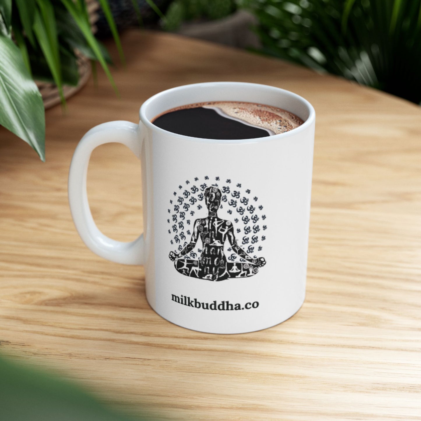 Serene Buddha Ceramic Mug - 11oz & 15oz | Mindfulness Coffee Cup for Spiritual Awakening.