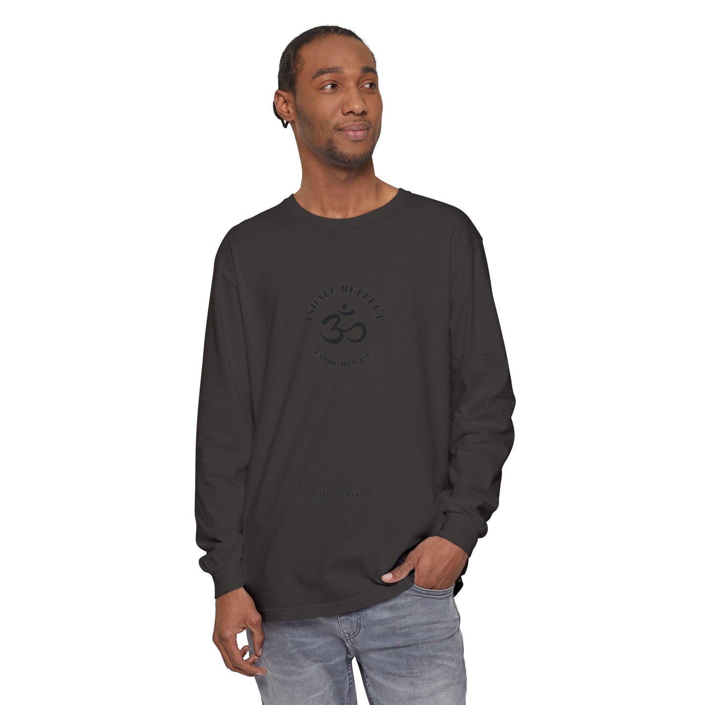 Mindfulness Long Sleeve T-Shirt - Breathe, Expand, Release