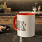 Motivational Inhale Reflect Exhale Release Mug - Colorful 11oz & 15oz Coffee Cup