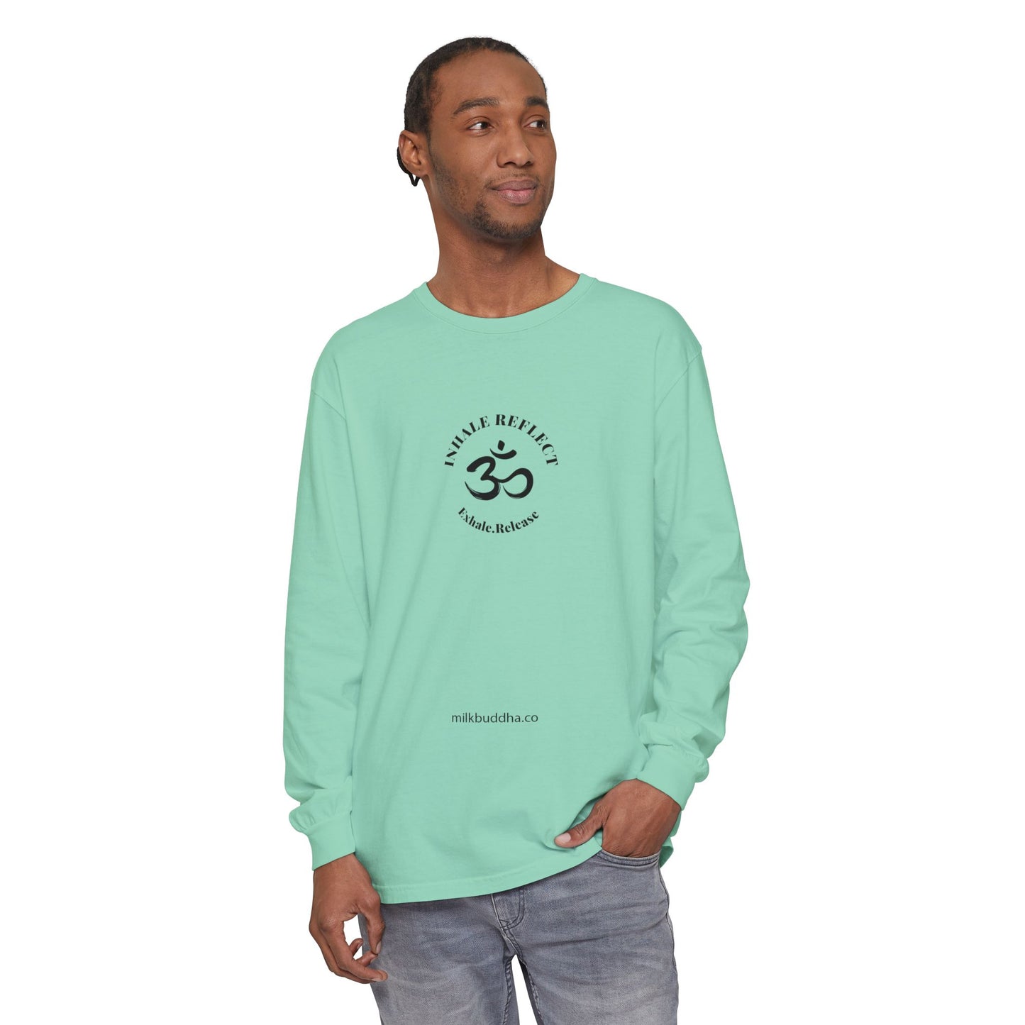 Mindfulness Long Sleeve T-Shirt - Breathe, Expand, Release