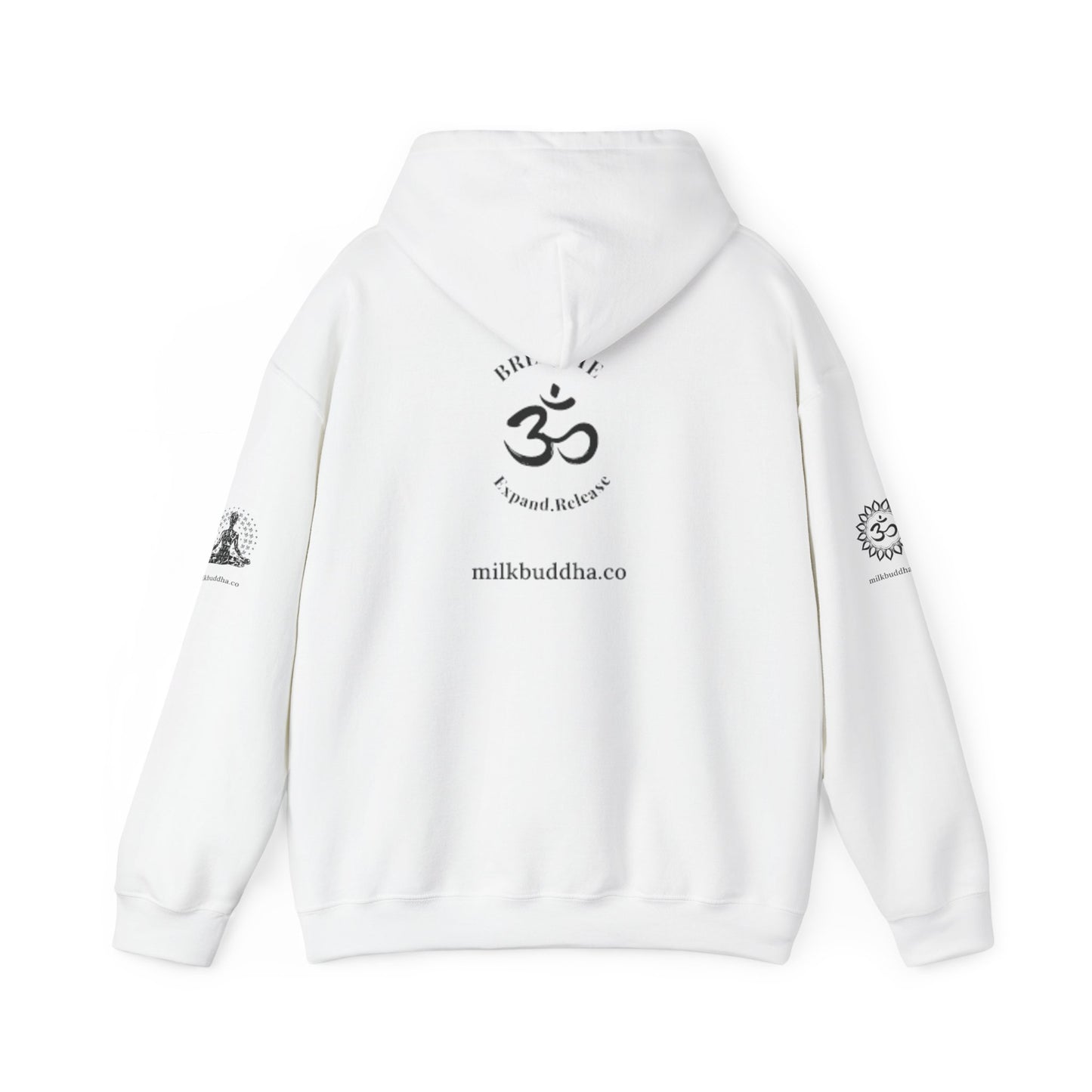 Mindfulness Hooded Sweatshirt - Inhale Reflect Exhale Release