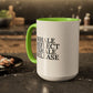Motivational Inhale Reflect Exhale Release Mug - Colorful 11oz & 15oz Coffee Cup