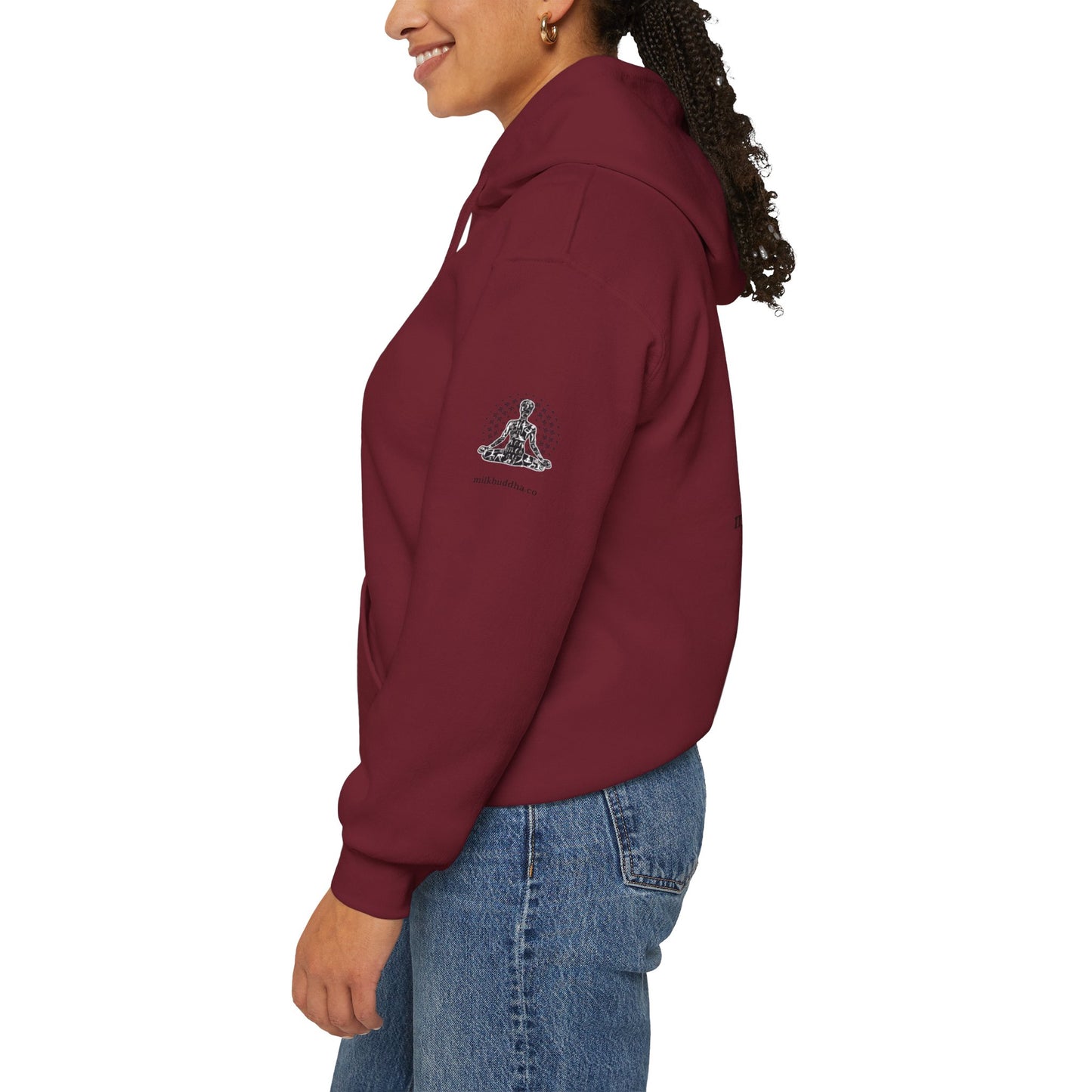 Mindfulness Hooded Sweatshirt - Inhale Reflect Exhale Release