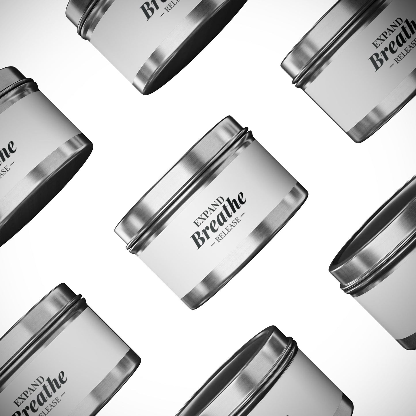 Aromatherapy Tin Candles - Breathe & Release for Relaxation