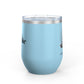 Meditation Wine Tumbler - 12oz Insulated Cup for Relaxation and Mindfulness