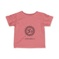 Infant Yoga Tee with Om Design - Cute Spiritual Baby Shirt