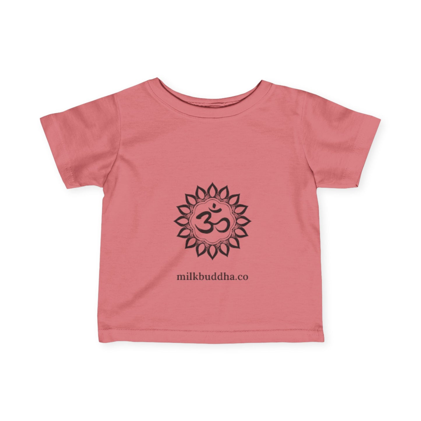 Infant Yoga Tee with Om Design - Cute Spiritual Baby Shirt