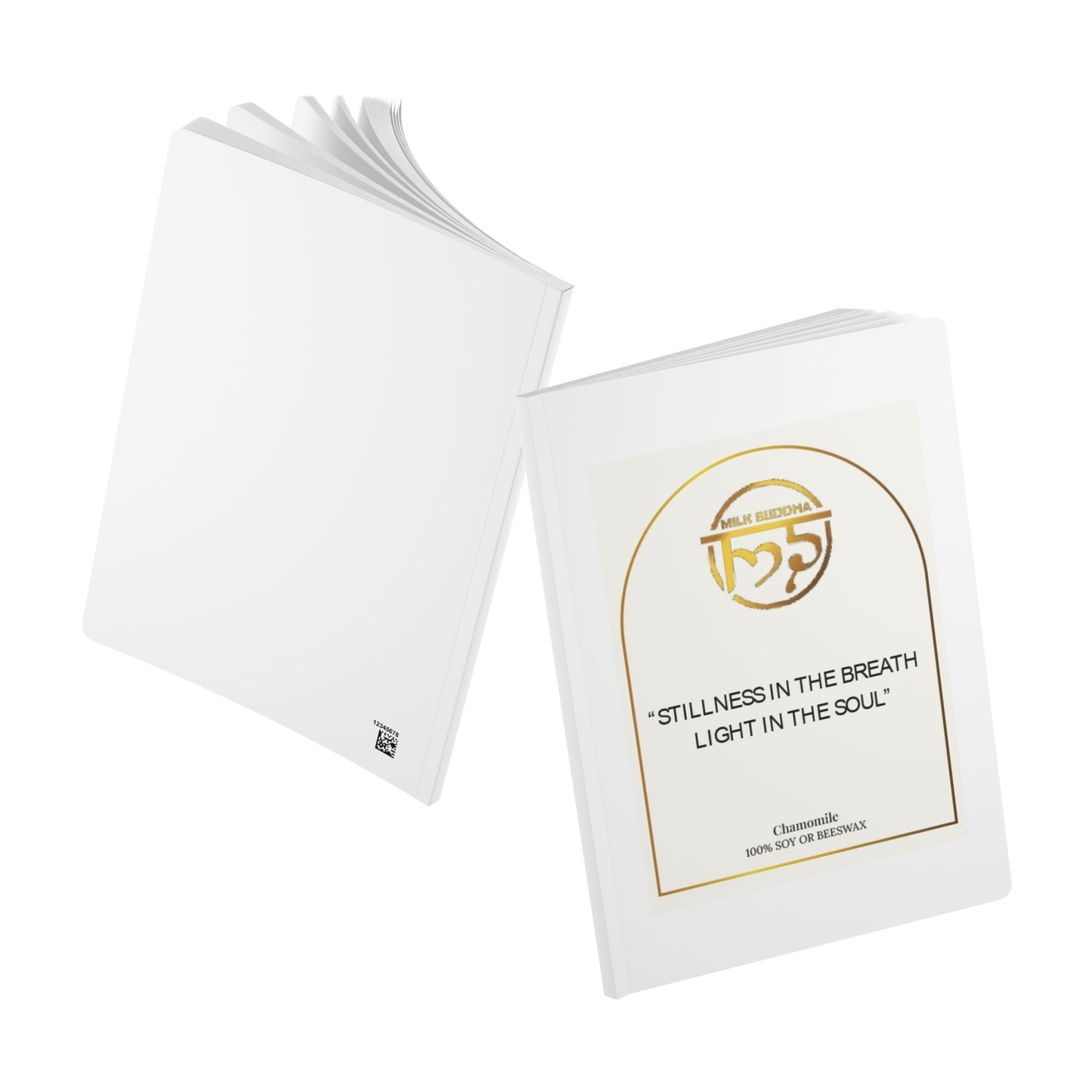 Inspirational Softcover Journal with Inside Prints - Light in the Soul Quote