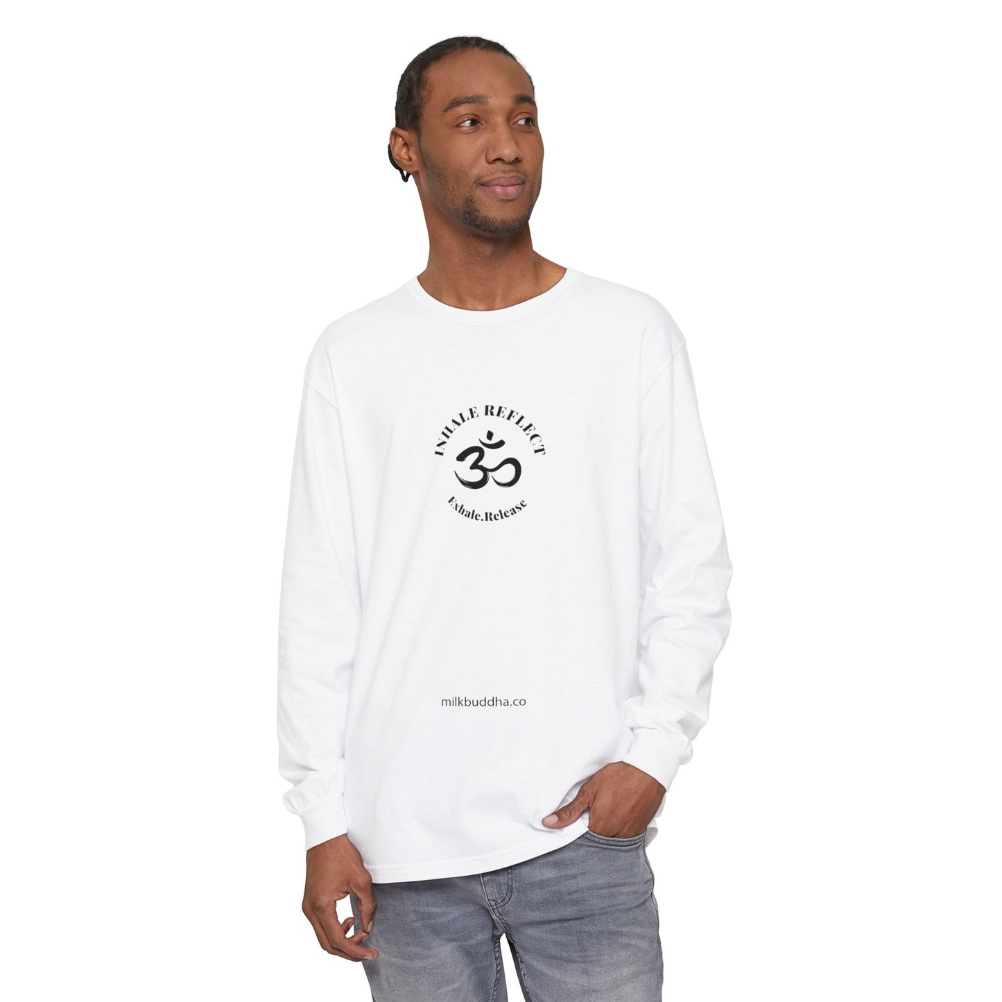 Mindfulness Long Sleeve T-Shirt - Breathe, Expand, Release