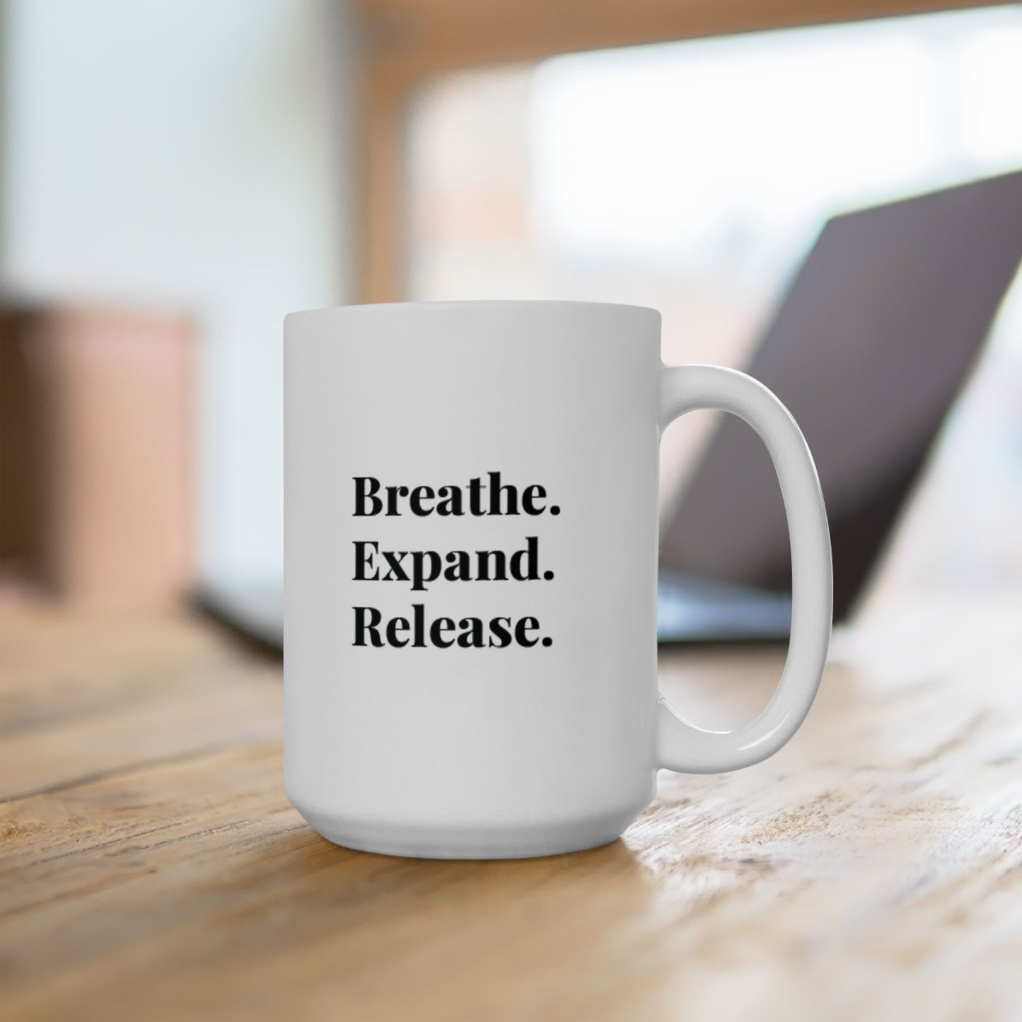 Serene Buddha Ceramic Mug - 11oz & 15oz | Mindfulness Coffee Cup for Spiritual Awakening.