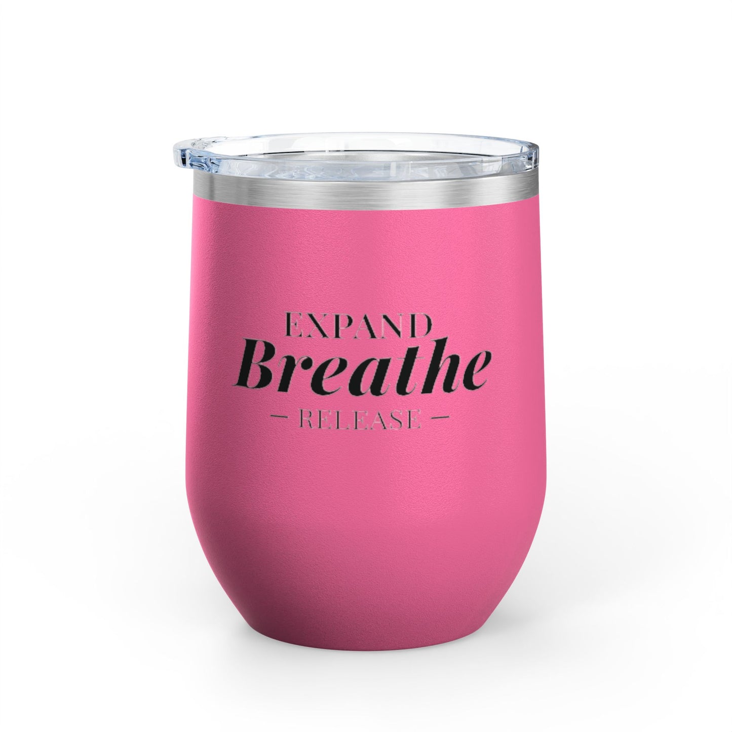 Meditation Wine Tumbler - 12oz Insulated Cup for Relaxation and Mindfulness