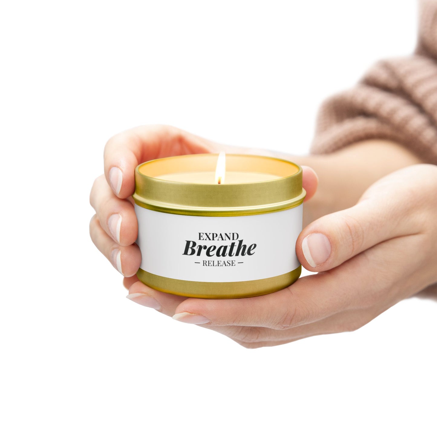 Aromatherapy Tin Candles - Breathe & Release for Relaxation