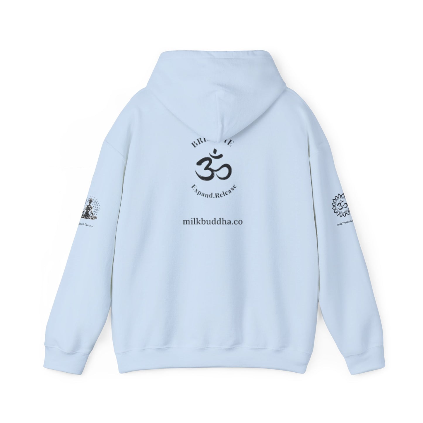 Mindfulness Hooded Sweatshirt - Inhale Reflect Exhale Release