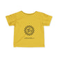 Infant Yoga Tee with Om Design - Cute Spiritual Baby Shirt