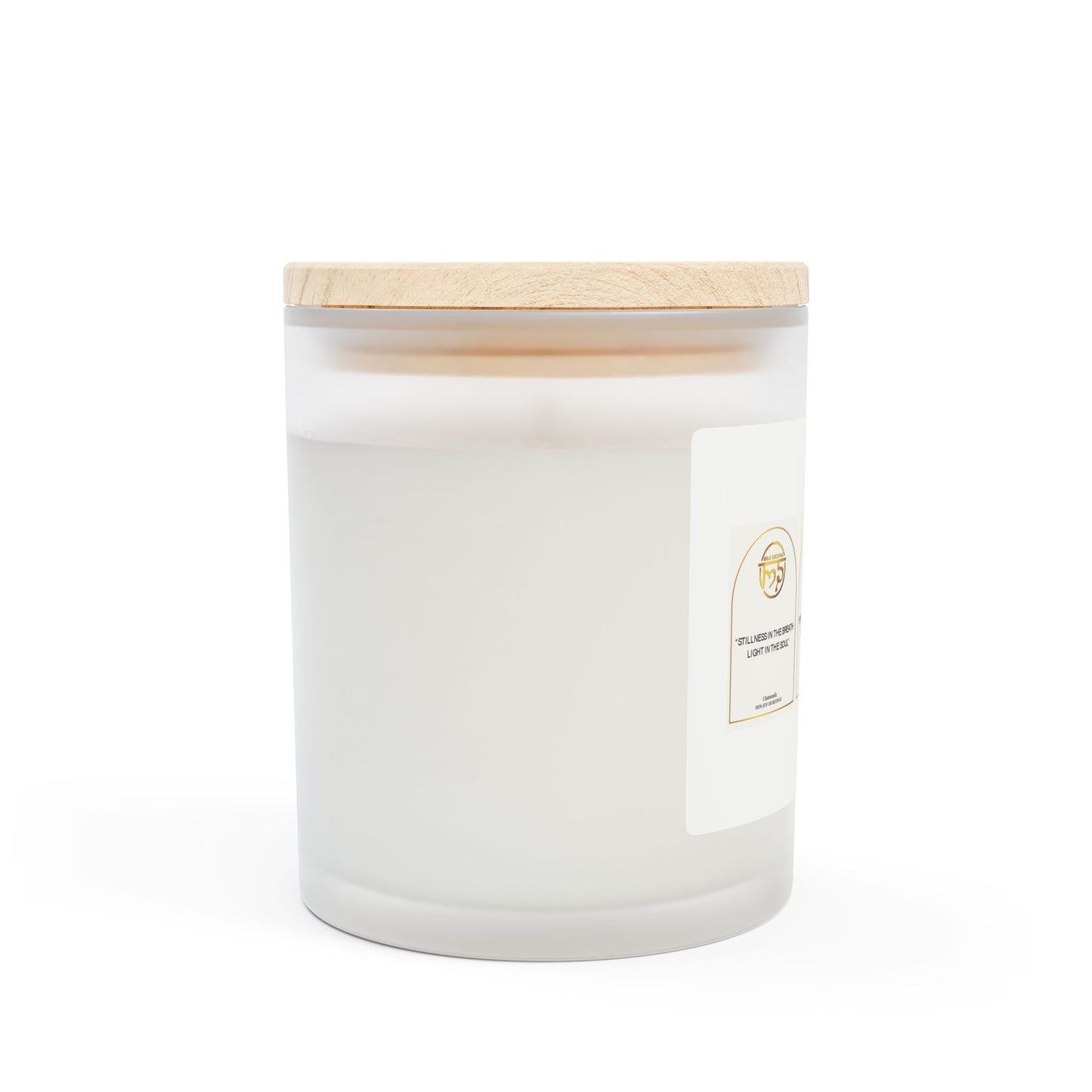 Spiritual Aromatherapy Candle - 11oz Frosted Glass with Inspirational Quote