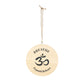 Inspirational Wood Sign - 'Breathe' with Om Symbol - Perfect for Meditation and Home Decor