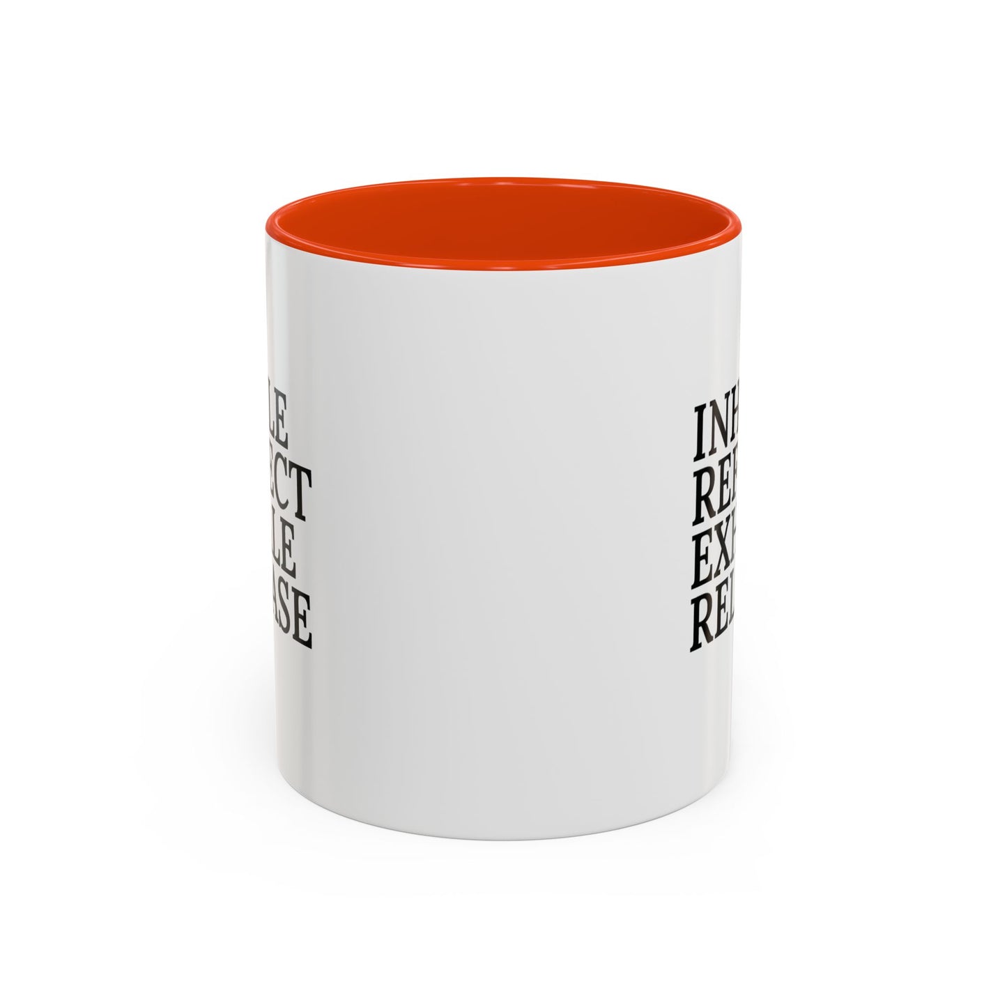 Motivational Inhale Reflect Exhale Release Mug - Colorful 11oz & 15oz Coffee Cup