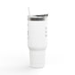 Inspirational Insulated Travel Mug - 40oz Breathe. Expand. Release.