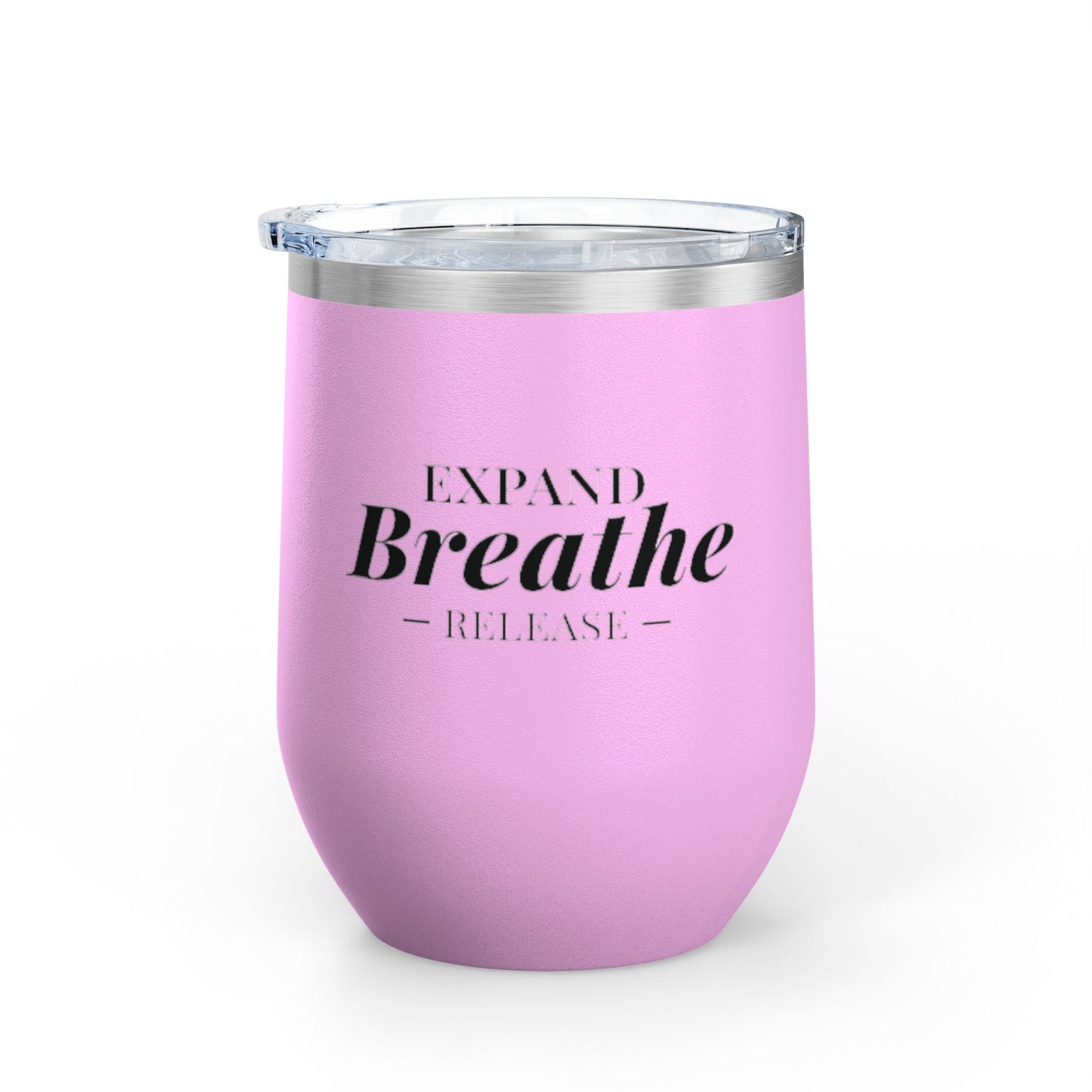 Meditation Wine Tumbler - 12oz Insulated Cup for Relaxation and Mindfulness
