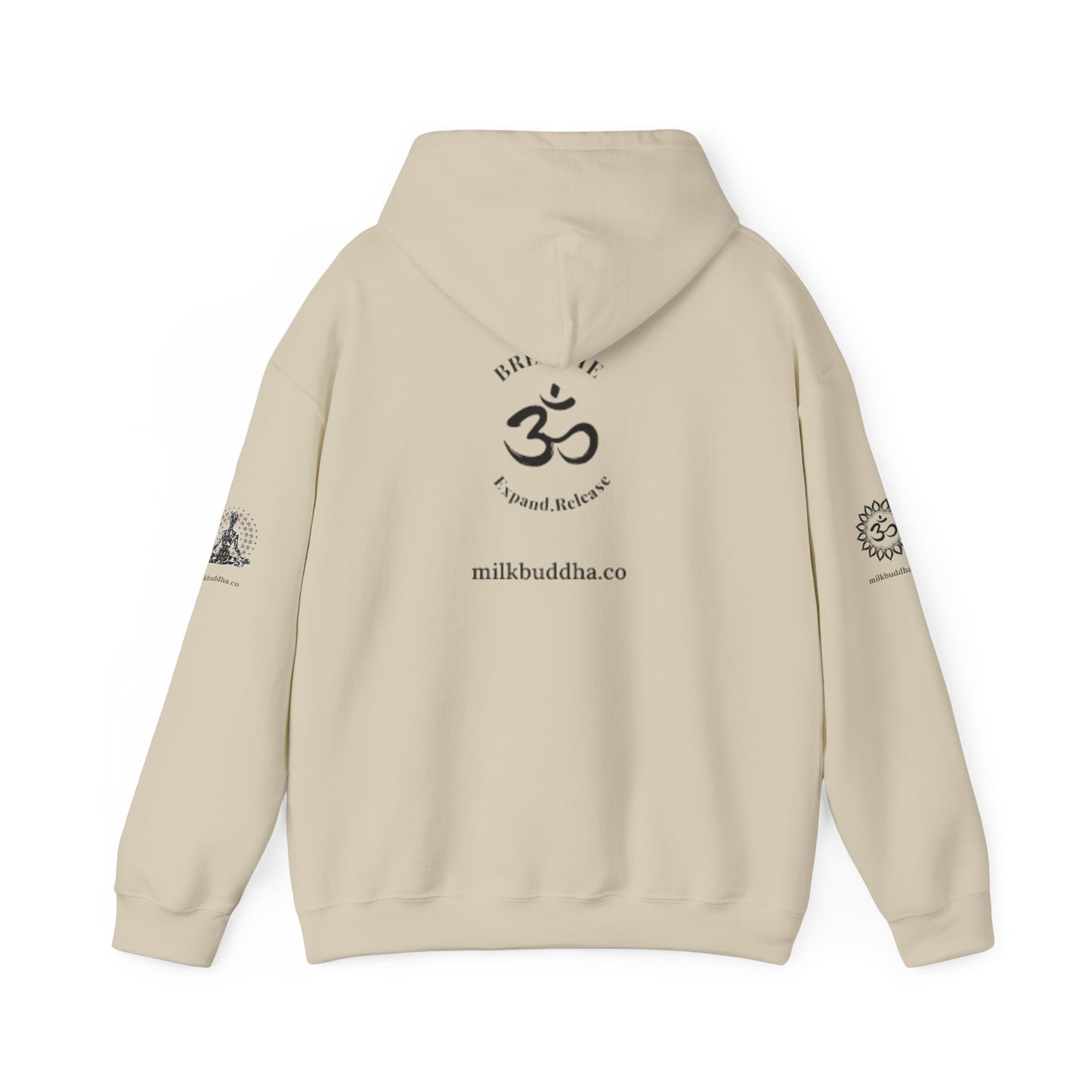Mindfulness Hooded Sweatshirt - Inhale Reflect Exhale Release