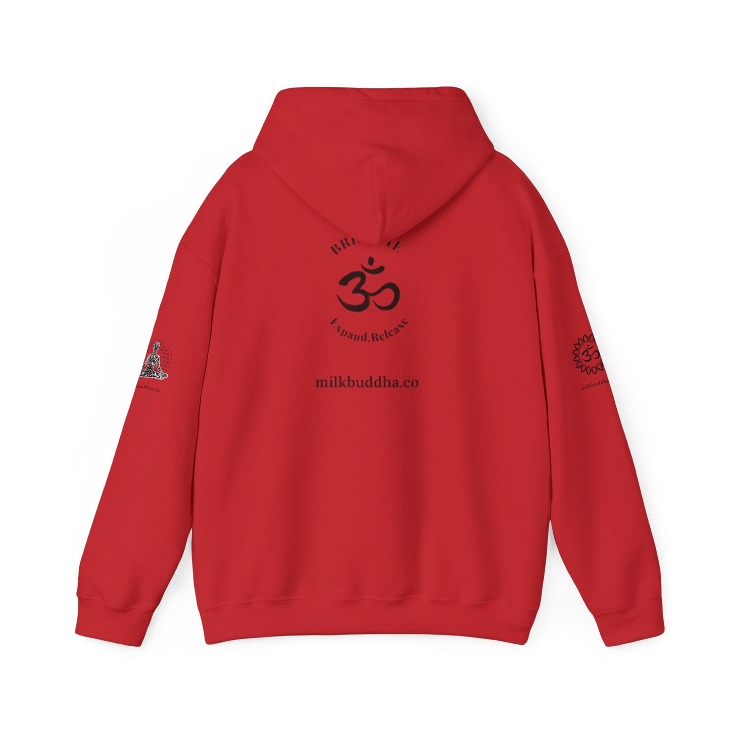 Mindfulness Hooded Sweatshirt - Inhale Reflect Exhale Release
