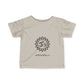 Infant Yoga Tee with Om Design - Cute Spiritual Baby Shirt