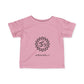 Infant Yoga Tee with Om Design - Cute Spiritual Baby Shirt