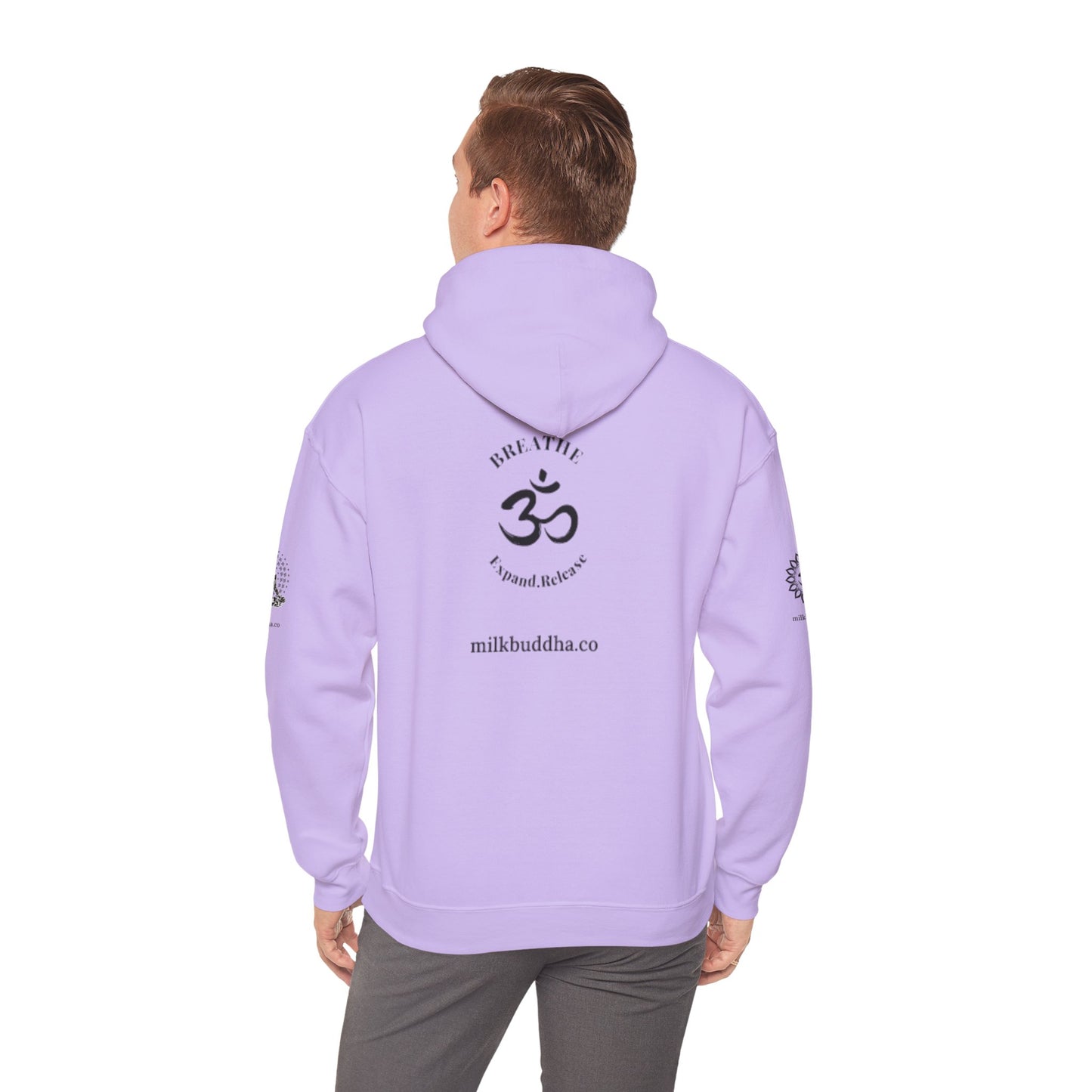 Mindfulness Hooded Sweatshirt - Inhale Reflect Exhale Release