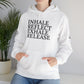 Mindfulness Hooded Sweatshirt - Inhale Reflect Exhale Release
