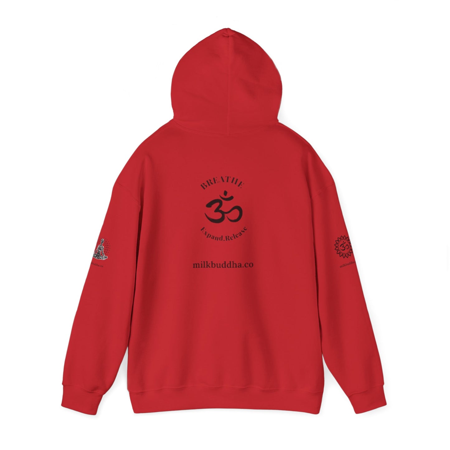 Mindfulness Hooded Sweatshirt - Inhale Reflect Exhale Release