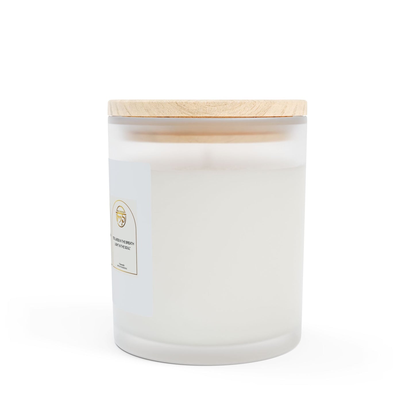 Spiritual Aromatherapy Candle - 11oz Frosted Glass with Inspirational Quote