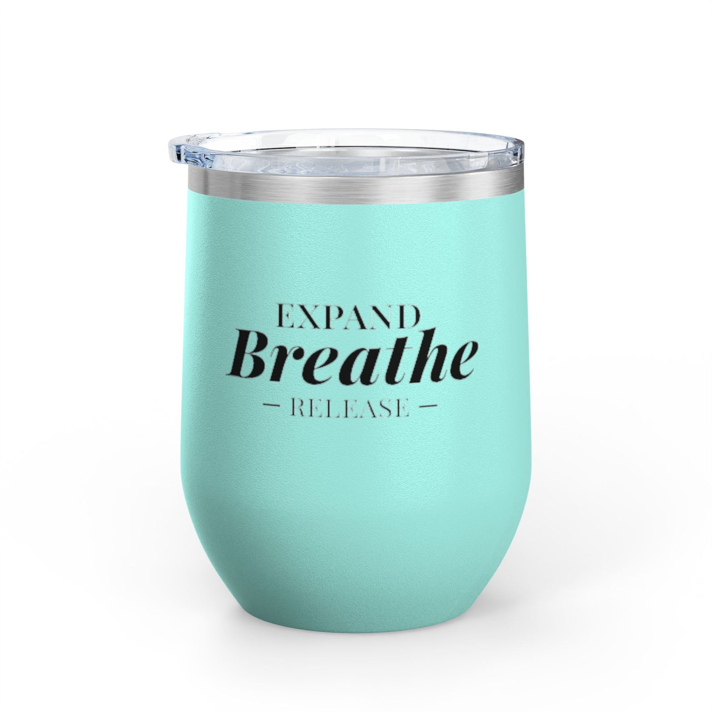 Meditation Wine Tumbler - 12oz Insulated Cup for Relaxation and Mindfulness