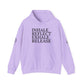 Mindfulness Hooded Sweatshirt - Inhale Reflect Exhale Release
